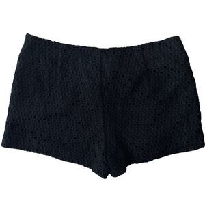 Banana Republic black eyelet shorts 10